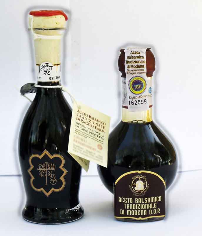 balsamic vinegar bottles
