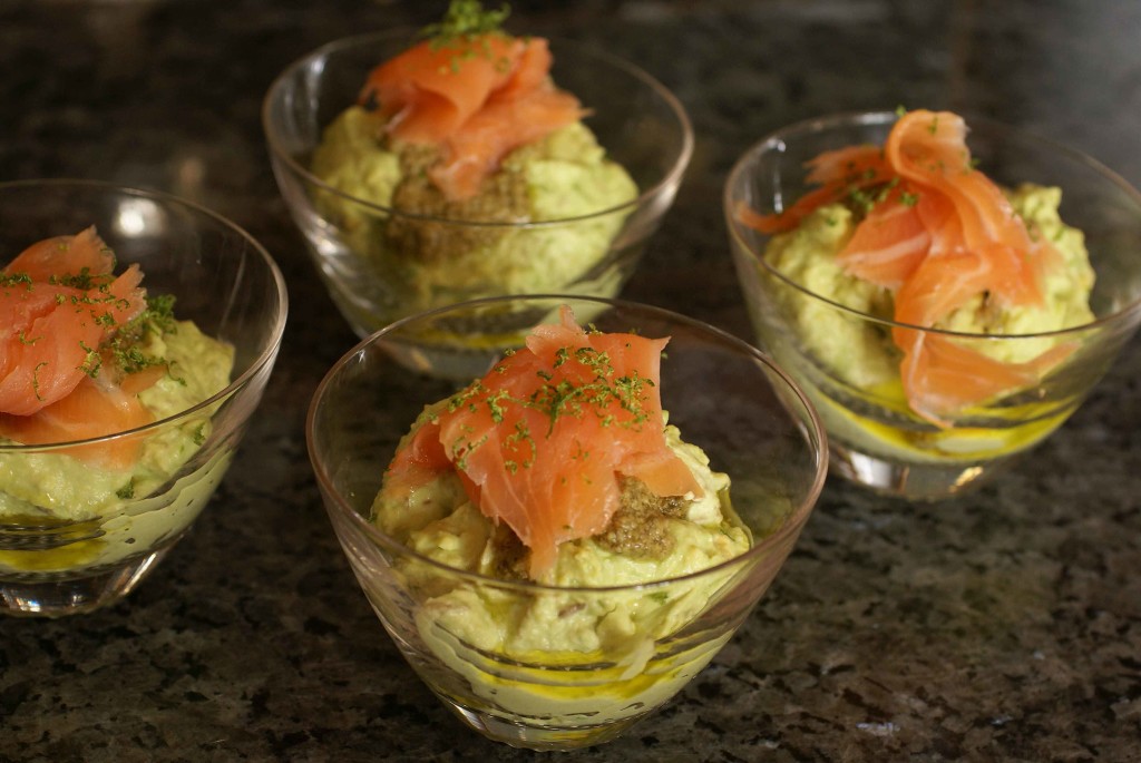 avocado and pesto