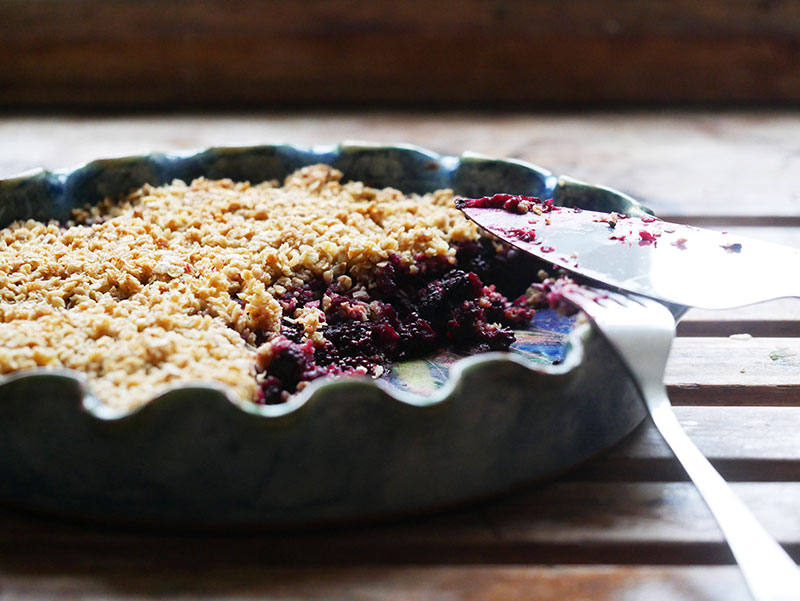 blackberry crumble recipe