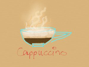 And how is that different from a cappuccino?