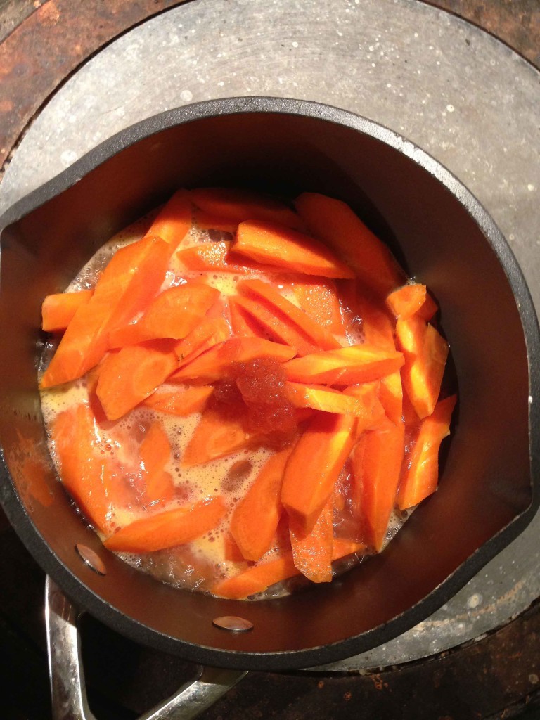 carrots in orange