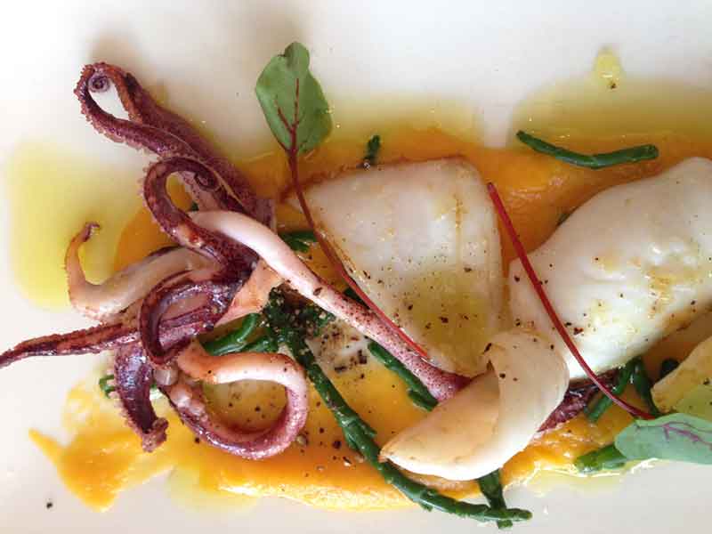 Fabulous squid tapas at the Casa Brindisa restaurant in London