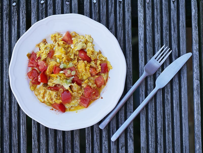chinese eggs with tomatoes recipe