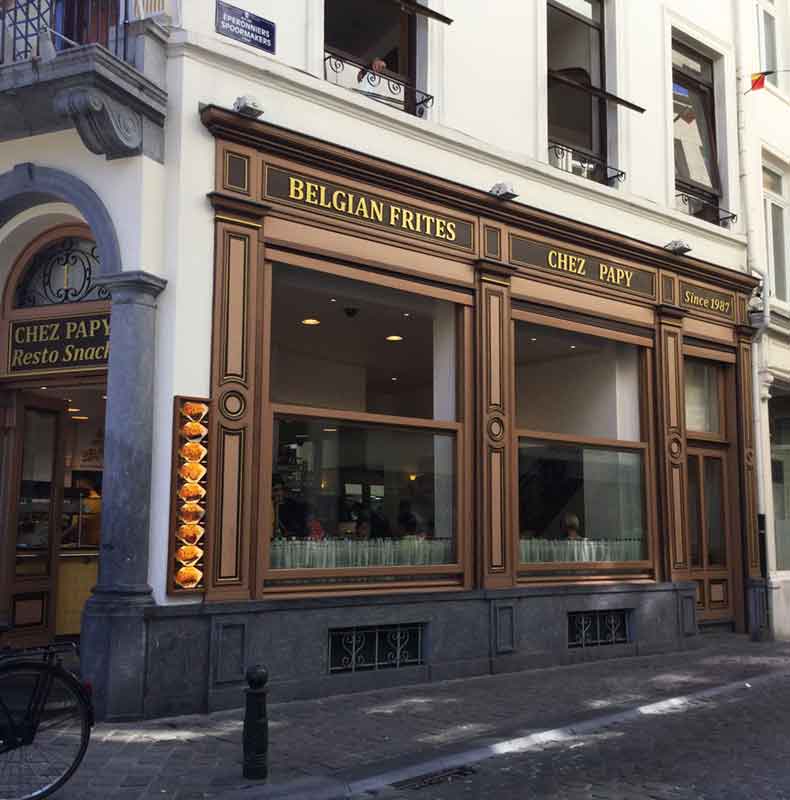 belgian frites shop