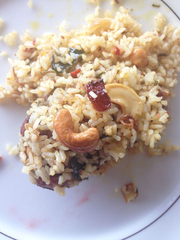 Add cashews and raisins for a wedding... or just because you like them.