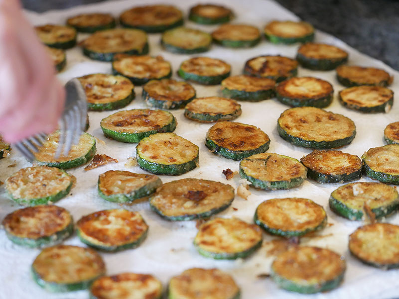 crispy courgettes recipe
