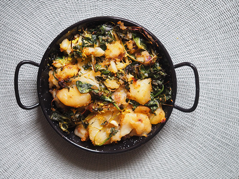 potatoes and greens recipe