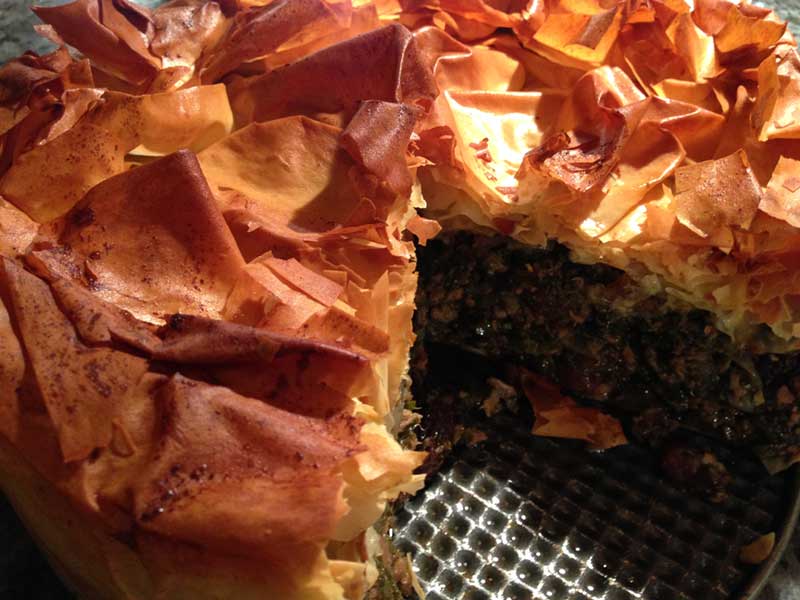 filo lamb pie recipe