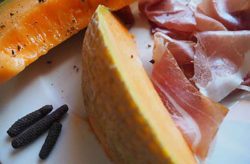 ham and melon