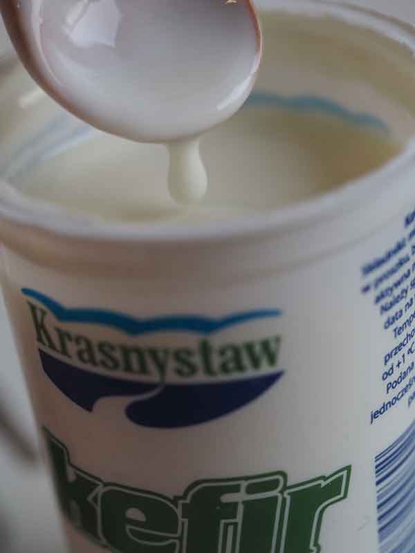 Kefir is more liquid than yoghurt and is often drunk