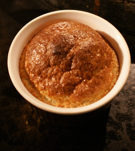 maple syrup and bourbon souffle