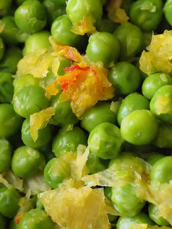 cooking frozen peas