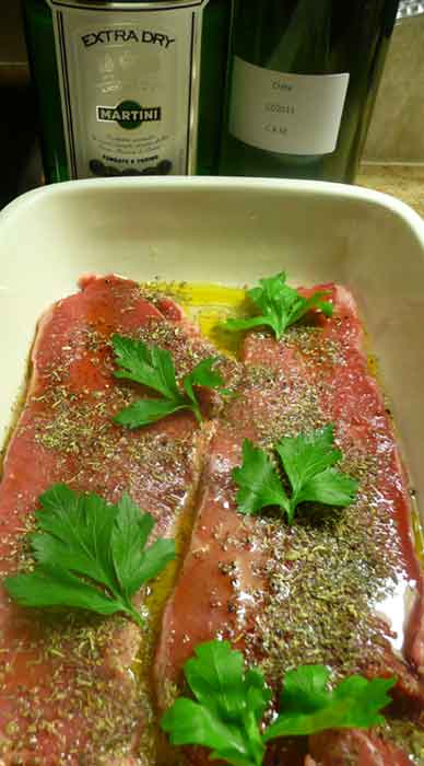 herb steak recipe