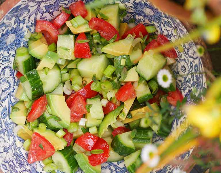 cucumber and avocado salad recipe