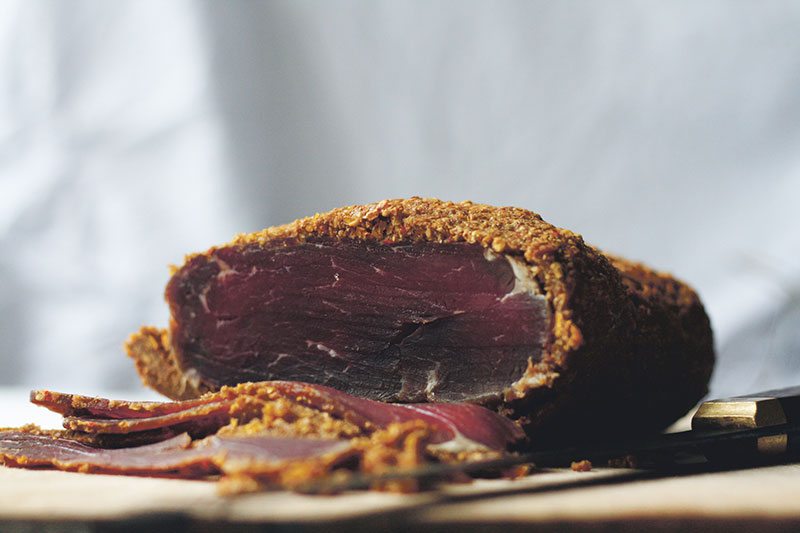 Pastirma, pressed beef