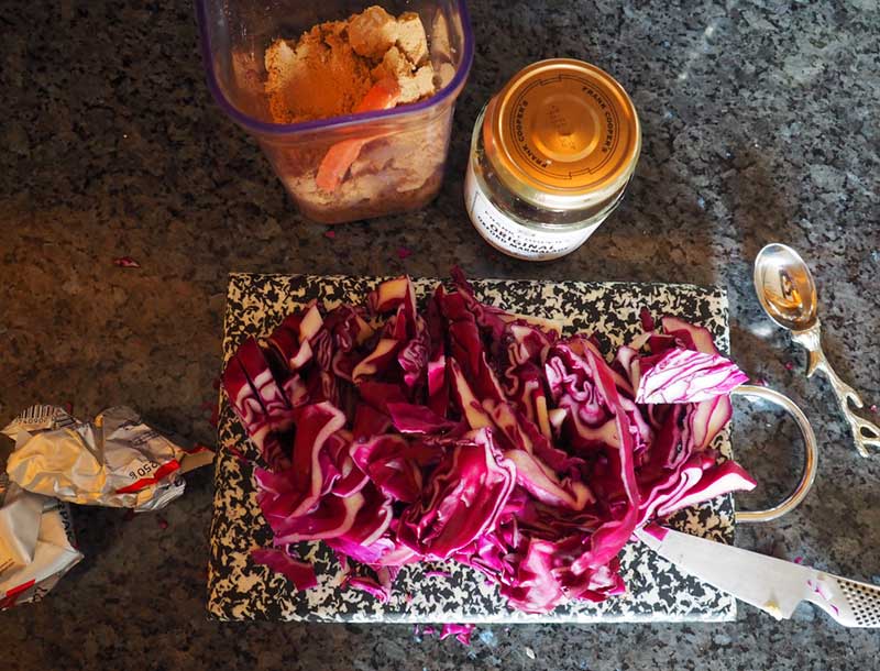 red cabbage with marmalade recipe