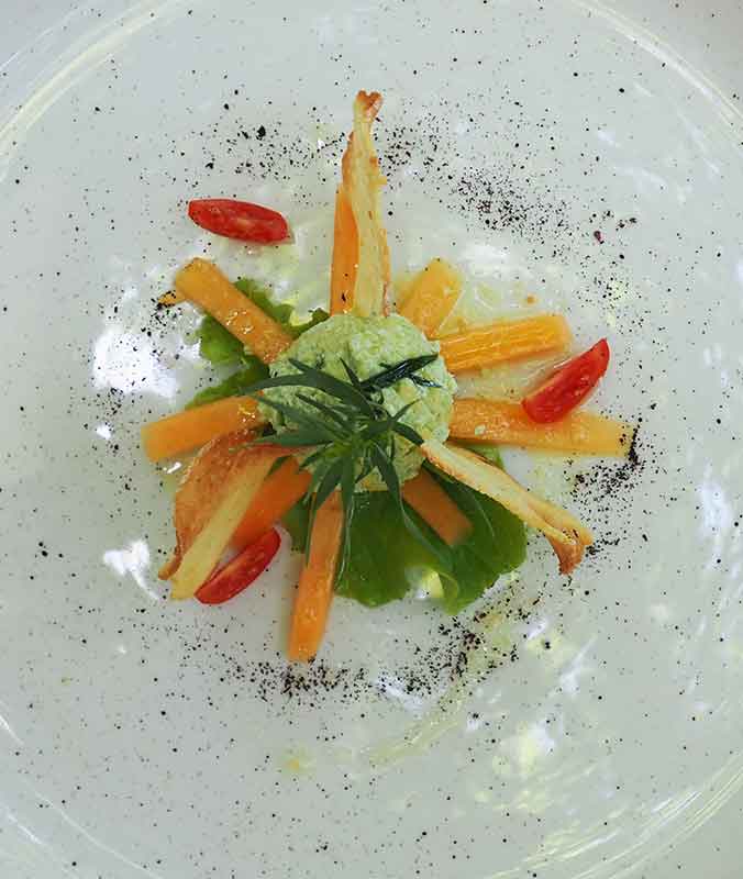 Ricotta and tarragon pâté