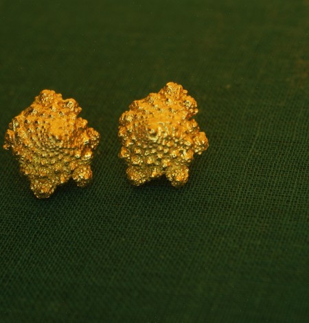 18 carat, solid gold romanesco earrings by Astratelli