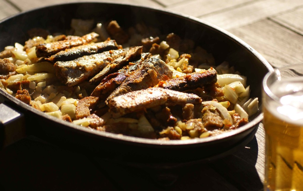 sweet and sour sardines