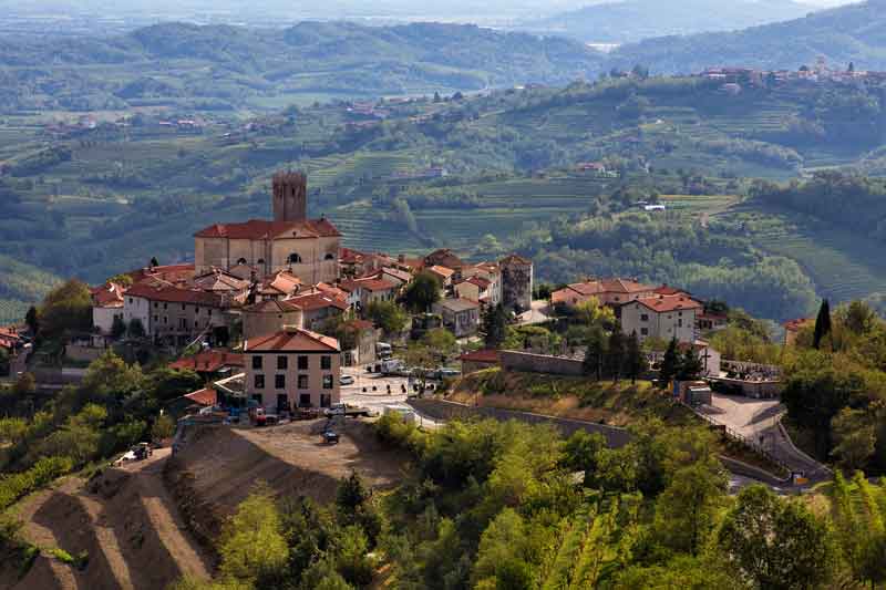 Picturesque town of Smartno in Goriska Brda