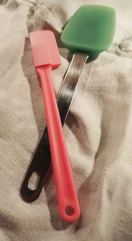 Flexible spatulas for getting every last drop out of the bowl