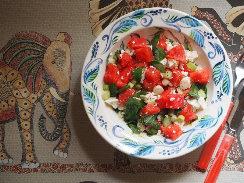 watermelon and feta salad recipe