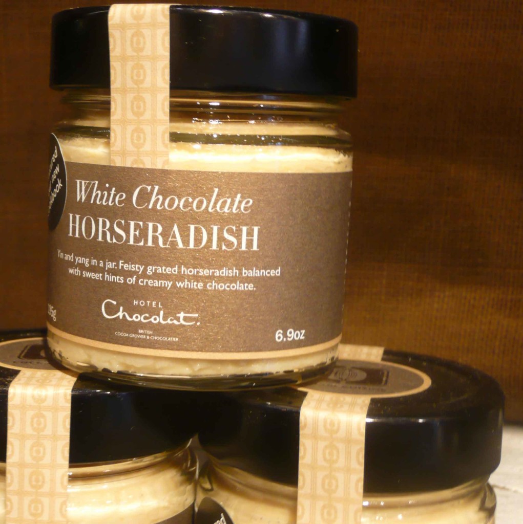 horseradish sauce with white chocolate